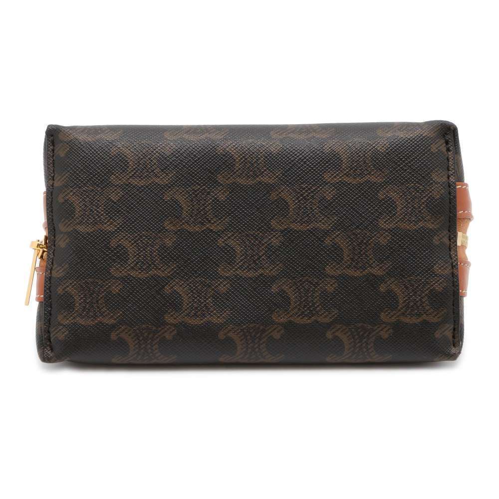 Celine Case Accessory Cosmetic Makeup Pouch Triomphe - Picture 3 of 11